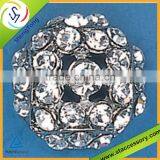 New Decorative Crystal Acrylic Buttons Metal Rhinestone Buttons Wholesale thumbnail-1