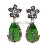 Latest Design Fancy Colorful CZ Stud Earrings ER-653-1080 thumbnail-1
