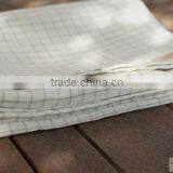 Plain Linen Checked Tea Towel thumbnail-2