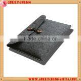 Best Seeling Custom Logo Felt Laptop Sleeve Bag With Button Closure for 11" 13" 15" Notebook thumbnail-4