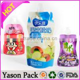 YASON stand up spout bag for real salt tomato sause doypack stand up pouch custom print/aluminium foil bag with spout