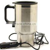 Double Wall Stainless Steel Auto Vacuum Cup, Within Car Charger, 450ml Capacity thumbnail-3