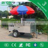 HD-21 stainless steel hot dog cart CE ISO UL EEC hot dog cart food vending hot dog cart