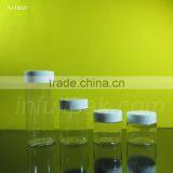 1oz Clear PET Jar With White Lid/ Aluminum Lid thumbnail-1