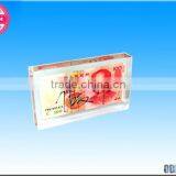 Acrylic Cash Paperweights