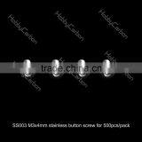 Price Manufacture M3*4mm CW Hex/ Hexagonal Button 12.9 Grade Stainless Steel Screw/Bolt thumbnail-3