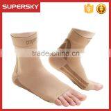 F0023/Compression Foot Sleeve Pair / Breathable Medical Foot Sleeve/ Stretchy Compression Ankle Sleeves thumbnail-6