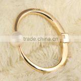 Opal Pearl Bangle Europe 18 K Gold Exaggerated Version Of Ms Wide Bracelet thumbnail-4