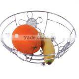 Kitchenware Metal Wire and Chrome Plated Fruit Basket thumbnail-5