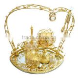 2016 gold plated gift souvenir tray T041