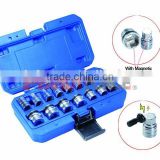 Magnetic Oil Drain And Socket-15 pcs, Lubricating and Oil Filter Tool of Auto Repair Tools