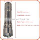 High Demand XML2 3A LED Titanium Alloy Flash Light 1100 Lumens Torchlight With Utility Model Patent thumbnail-5