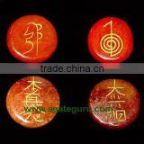 Red Carnelian Reiki Disc Set : Wholesaler Manufacturer thumbnail-1