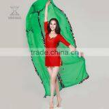Guangzhou Qiancai Wuchieal 2013 Elegant Colorful Bellydance Veils,plus Size Shining Belly Dance Veils (SJ015) thumbnail-1
