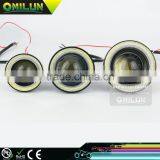 Factory Direct Universal DC12V 2.5'' 64mm 30W Mini LED Daytime Running Lights With Inlay Angel Eyes Light
