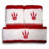 Cheap Mens Cotton Wrist Sweatband and Headband