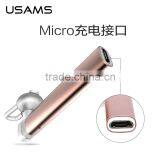 USAMS Bluetooth Earphone Mini Wireless Earphones With Microphone Stereo Earphone For Iphone Samsung HTC thumbnail-4