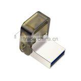 EAGET V60 16GB Tiny Dual Use Metal Micro USB 3.0 On-the-Go Flash Drive With Swivel Cap Design for Smartphones / Tablets / PC thumbnail-2