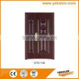 Yekalon STD-109 Mother and Son Door Modern Security Door Steel Door thumbnail-5