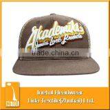 Canvas 3D Embroidery Flat Brim 6 Panel Custom Baseball Cap thumbnail-1