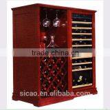 SICAO 78 Bottles Compressor Wooden Wine Cooler CWX-200 thumbnail-1