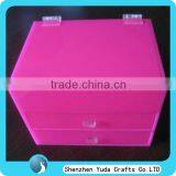 Beautiful Hinge Box Acrylic Cosmetic Case Wholesale Drawers For Cosmetic thumbnail-1