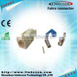 White B Type Fakra Female Connector