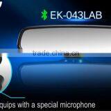 Bluetooth Rear View Mirror Built in Microphone Car Handsfree Kit Rear View Mirror Monitor thumbnail-4