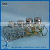 Square Spice Bottle With Lid and Decal Printing thumbnail-1