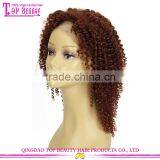 Kinky Curly Color 30 7a Unprocessed Brazilian Human Hair Lace Front Wigs For Black Women thumbnail-5