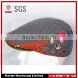 Duck Tongue Cap Men's Hunting Cap Cricket Cap Casquette Wool Ivy Hat