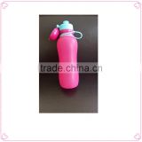 Folding water bottle,folding silicone water bottle,550 ml water bottle kettle