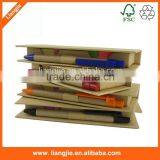 Adventisement Colorful Page Marker in the Craft Box Holder With Pen Ruler