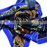 Newest Lady's Fashion Print Silk Twill Shawl thumbnail-1