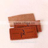 100% True Leather Label,sewing on Leather Patch thumbnail-2