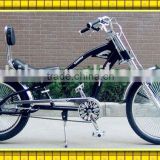 black 24 inch latest popular chopper bike/ bicycle/beach bike