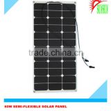 Best quality high efficiency Semi Flexible Sunpower Solar Panels 60W