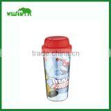 16OZ Double Wall Plastic Drinking Cup