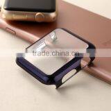 Electroplate Hard PC Case Cover With Protective Film For Apple Watch i Watch 38mm 42mm Shell Shockproof Frame Cover Shell thumbnail-3