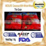 Ultra Premium Quality Whole Wheat Couscous. Couscous With FDA Certification. Whole Wheat Couscous Bag 1Kg .Thin Grain Couscous thumbnail-1