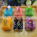 6 Designs Mixed Artificial Cake Ice Cream for Fridge Magnet Display/Simulation Cake Props for Fake Food Promotion Sales Shop
