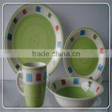 Fine Dinner Set,hand Painted Dinner Set,stoneware Dinner Set thumbnail-1