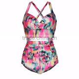 Plus Size Sexy Open Girl Monokini Swimwear thumbnail-3