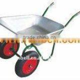 Metal Wheel Barrow With Two Wheels