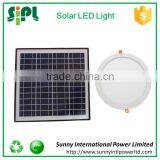 Solar Home Lighting Dia. 300x12mm Round LED Panel Light Powered by 15w Solar Panel thumbnail-1