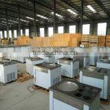 Factory Supply Double Pan Fried Ice Cream Machine With 4 Universal Wheels thumbnail-1