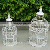 Wedding Decoration Wrought Iron Bird Cage Vintage Style Set of 2 thumbnail-2
