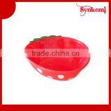 Strawberry Shaped Plastic Bowl for Children thumbnail-1