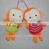 Promotional Stuffed Plush Monkey Toys of Small Pendant thumbnail-1