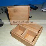 Customize Upscale Square Bamboo Ornaments Storage Box, Crafts Storage Package Boxes thumbnail-3
